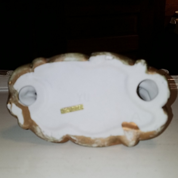 '80s Flower Child Girl & Unicorn Ceramic Figurine - Picture 3 of 3